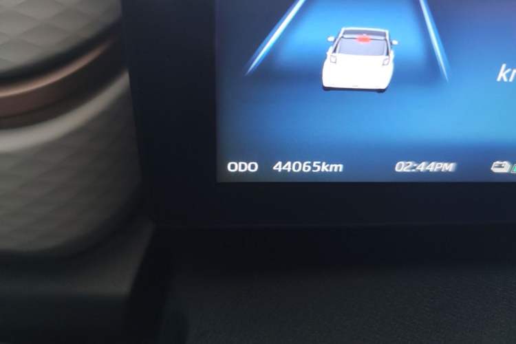 Used SOL E10X 2021 302 km Range Luxury Version 31.4 kWh Odometer Close Up