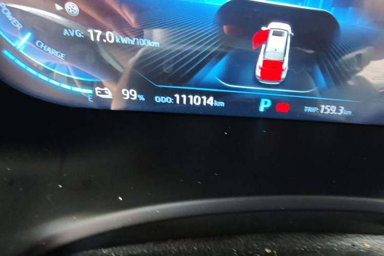Used SOL E40X 2021 Silver Armor Edition Odometer Close Up