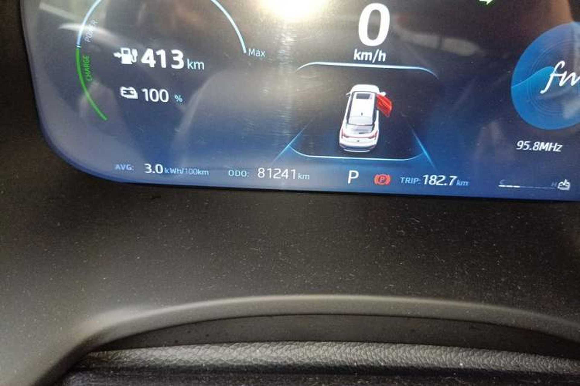Used SOL E40X 2021 Golden Armor Edition Odometer Close Up