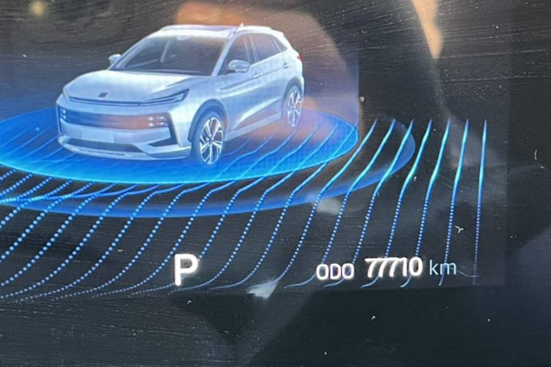 Used SOL QX 2021 300T DCT Chasing Light Edition Odometer Close Up