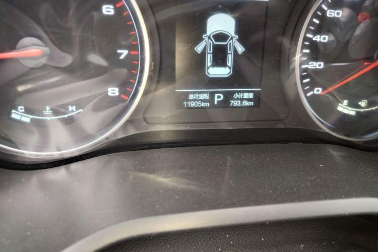 Used SOL X8 2022 Da Sheng Edition 300T DCT Xingzhe Model 7 Seats Odometer Close Up