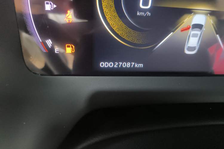 Used SOL Yao 2021 1.5TGDI DCT Chuanyun RACE Edition Odometer Close Up