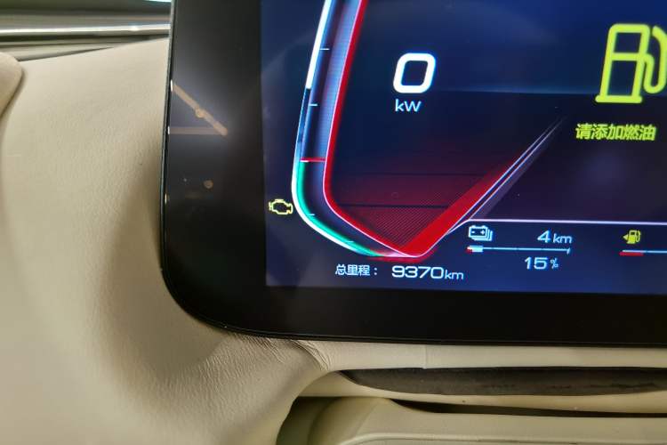 Used SONGSAN MOTORS SS DOLPHIN 2021 1.5T Plug-in Hybrid Standard Edition Odometer Close Up