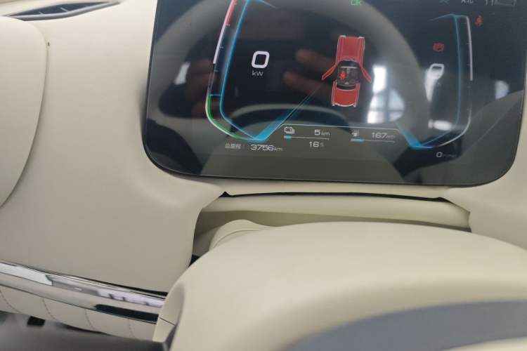 Used SONGSAN MOTORS SS DOLPHIN 2021 1.5T Plug-in Hybrid Standard Edition Odometer Close Up