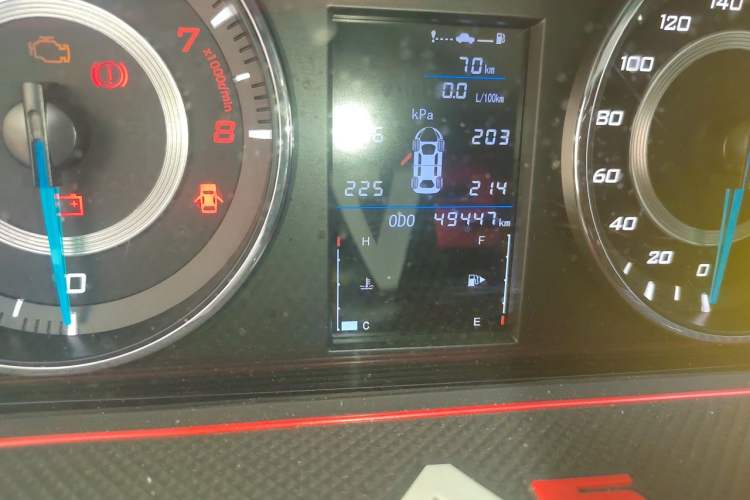 Used Soueast A5 Wing Dance 2019 1.5L Manual Eado Supreme Edition China VI Odometer Close Up