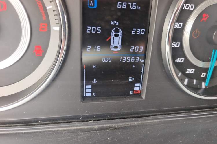 Used Soueast A5 Wing Dance 2021 1.5L Manual Wing豪 Edition Odometer Close Up
