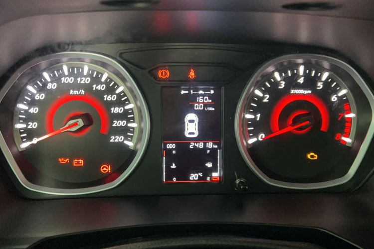 Used Soueast DX3 2016 1.5L Manual Luxury Edition Odometer Close Up