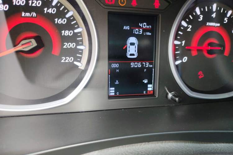 Used Soueast DX3 2016 1.5L Manual Luxury Edition Odometer Close Up