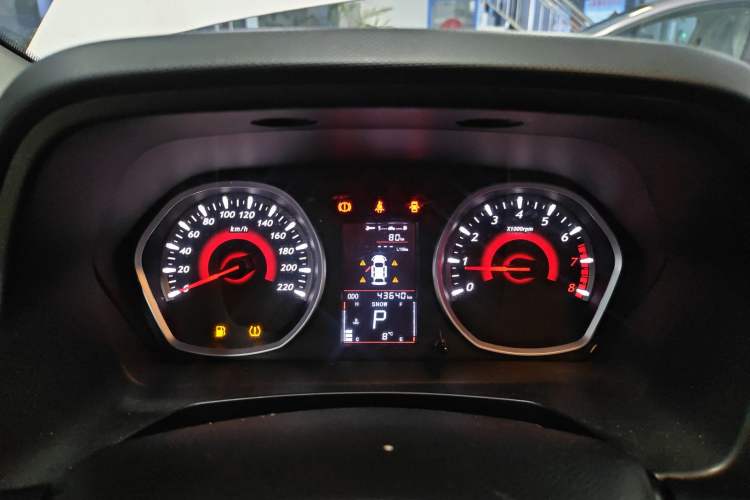 Used Soueast DX3 2016 1.5T CVT Prestige Edition Instrument Cluster