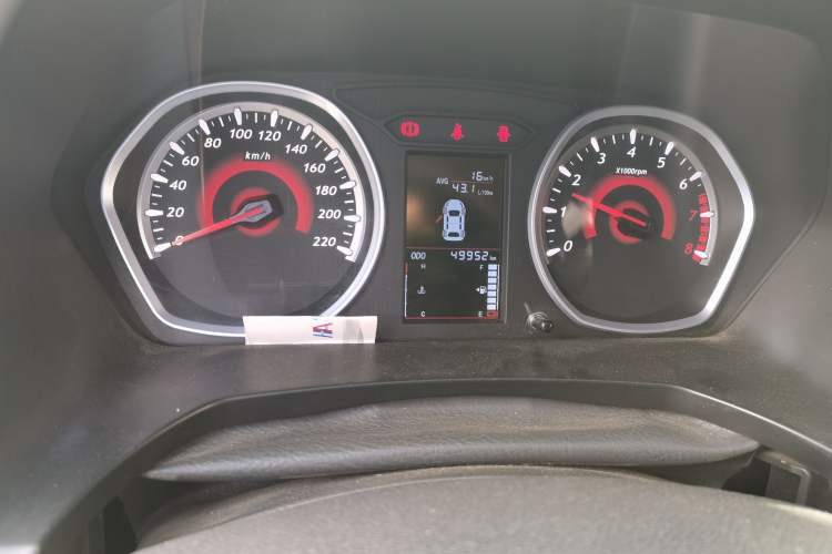Used Soueast DX3 2016 1.5L Manual Luxury Model Odometer Close Up