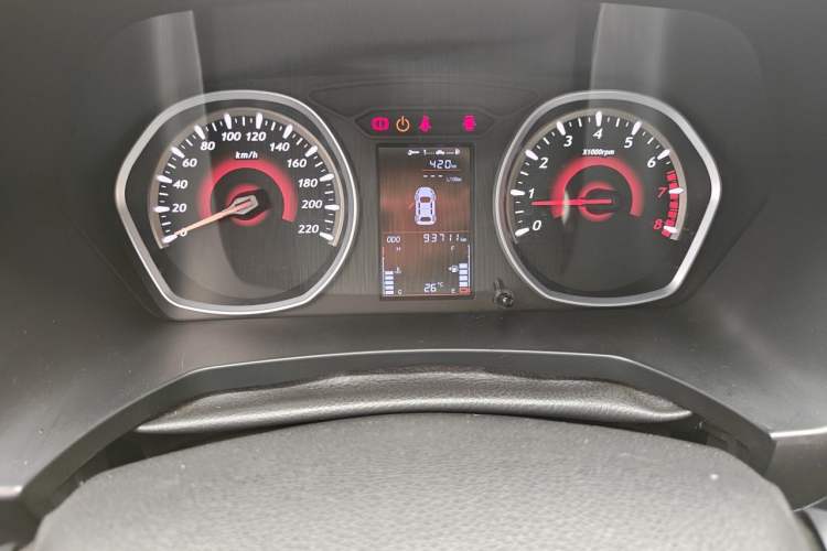 Used Soueast DX3 2016 1.5L Manual Luxury Edition Odometer Close Up