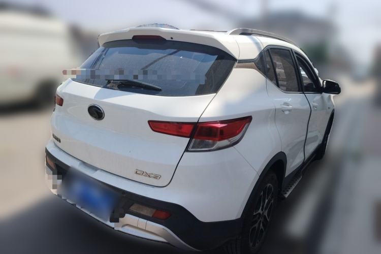 Used Soueast DX3 2016 1.5L Manual Luxury Edition Rear Right 45 Deg