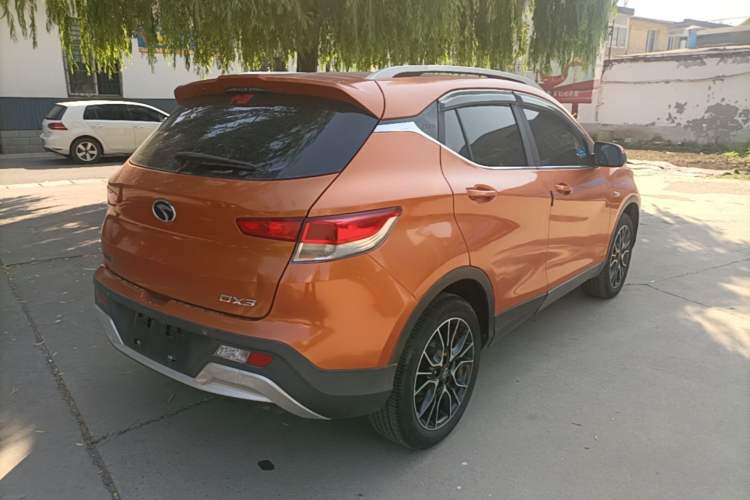 Used Soueast DX3 2016 1.5L Manual Flagship Version Rear Right 45 Deg