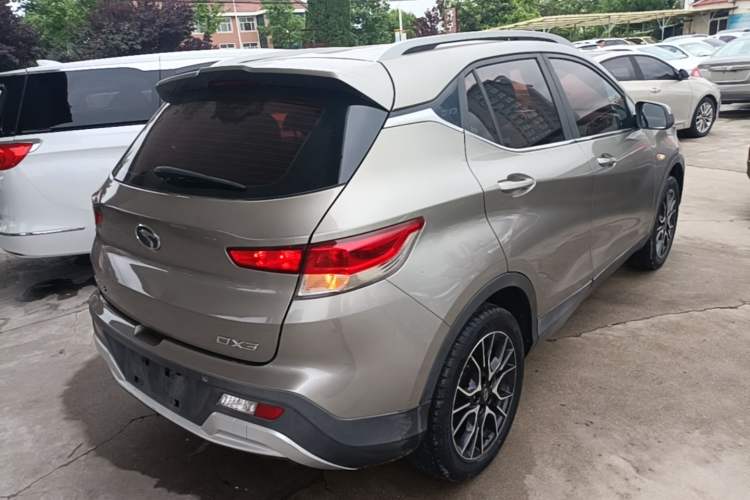 Used Soueast DX3 2018 1.5L Manual Luxury Model Rear Right 45 Deg