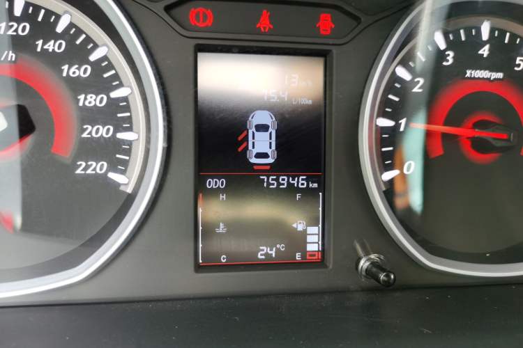 Used Soueast DX3 2018 1.5L Manual Luxury Model Odometer Close Up