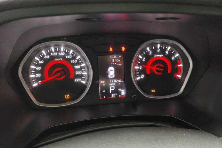 Used Soueast DX3 2018 1.5T CVT Luxury Model Instrument Cluster