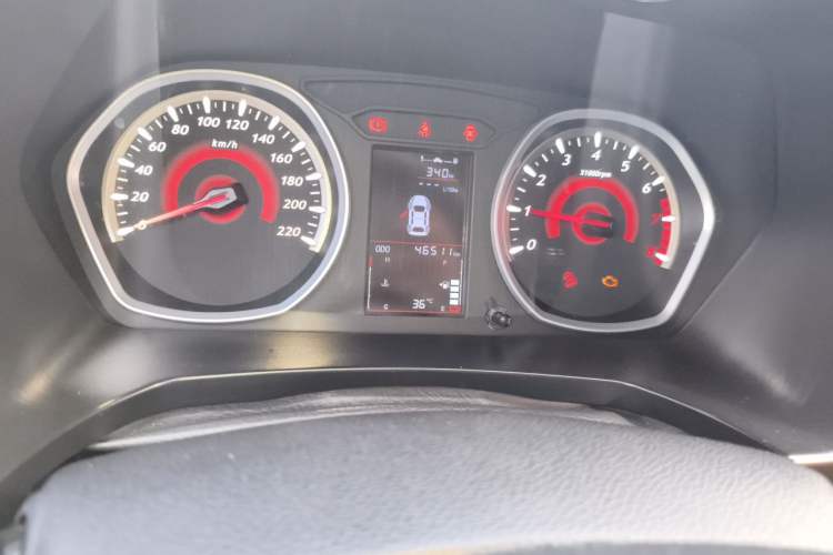 Used Soueast DX3 2018 1.5L Manual Luxury Model Odometer Close Up