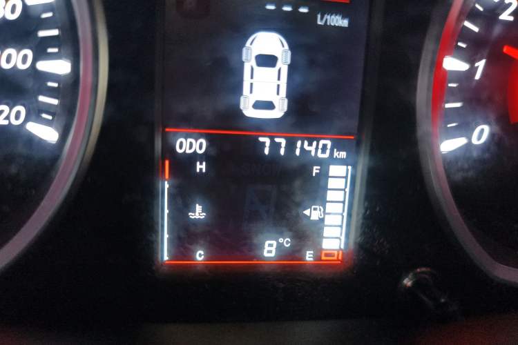 Used Soueast DX3 2018 1.5L Manual Luxury Model Odometer Close Up