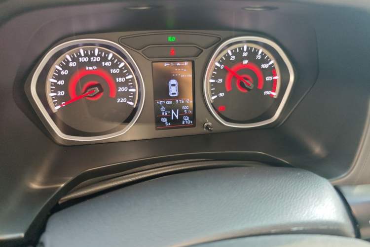 Used Soueast DX3 2018 EV400 Elite Edition Odometer Close Up