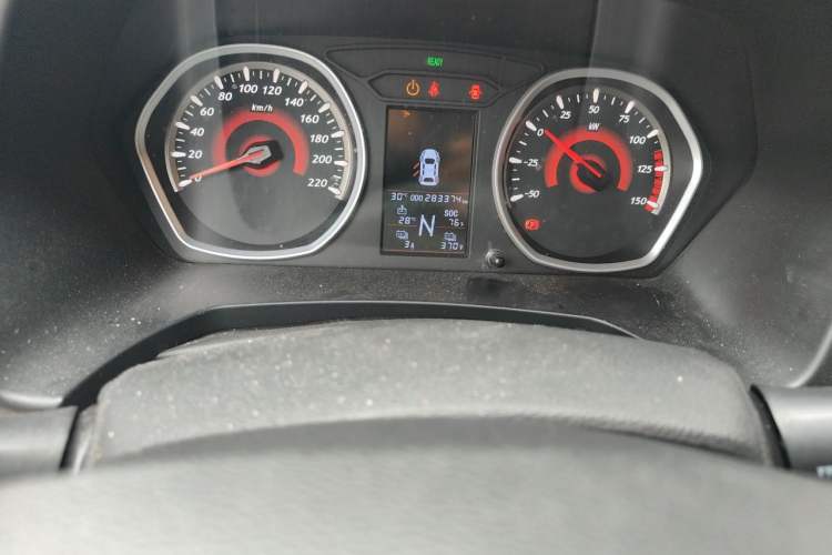 Used Soueast DX3 2018 EV400 Elite Edition Odometer Close Up