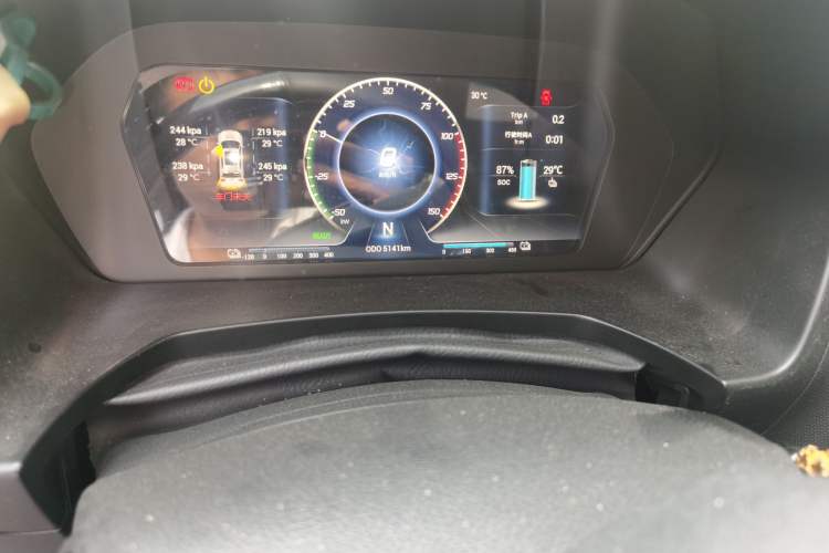 Used Soueast DX3 2018 EV400 Flagship Edition Odometer Close Up