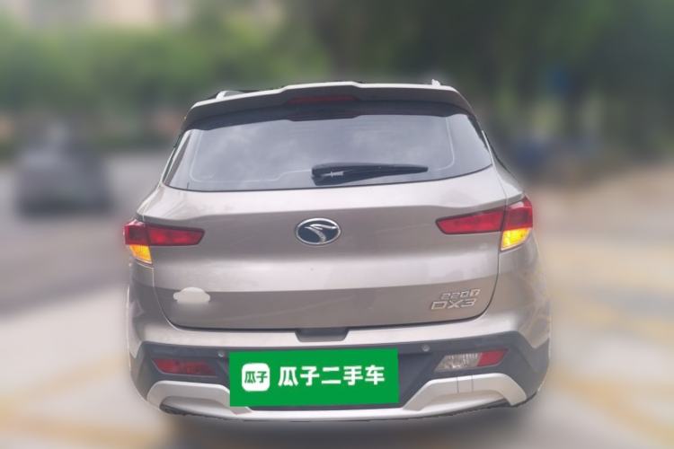 Used Soueast DX3 2018 1.5T CVT Flagship Edition Rear
