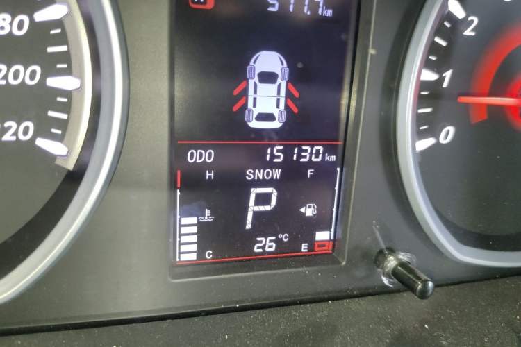 Used Soueast DX3 2018 1.5T CVT Flagship Edition Odometer Close Up