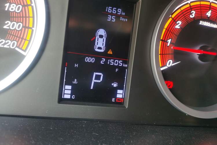 Used Soueast DX5 2019 1.5T CVT Luxury Version Odometer Close Up