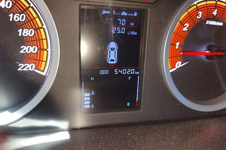 Used Soueast DX5 2019 1.5L Manual Luxury Version Odometer Close Up