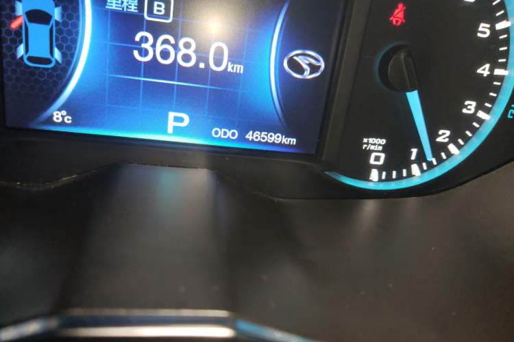 Used Soueast DX7 2017 1.5T Automatic Glory Edition Odometer Close Up