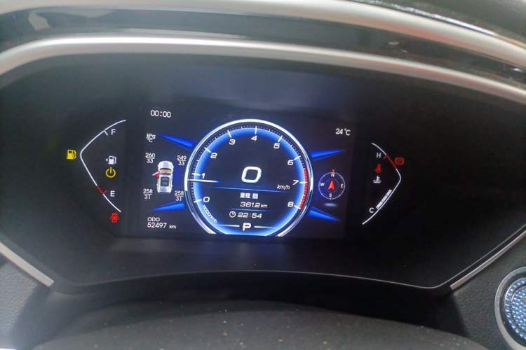 Used Soueast DX7 2018 Prime 1.8T DCT Prestige Model China V Standard Instrument Cluster