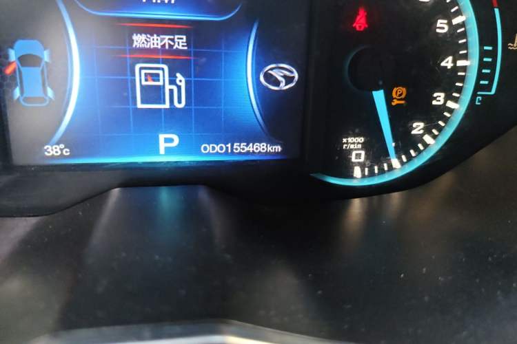 Used Soueast DX7 2018 1.5T Automatic Glory Edition Odometer Close Up