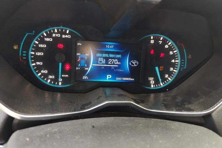 Used Soueast DX7 2018 1.5T Automatic Luxury Model Instrument Cluster