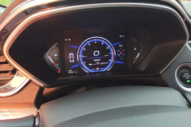 Used Soueast DX7 2018 Prime 1.8T DCT Luxury Model China V Standard Instrument Cluster