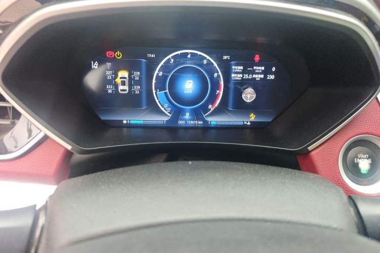 Used Soueast DX7 2018 Prime 1.8T DCT Flagship Model China V Standard Odometer Close Up