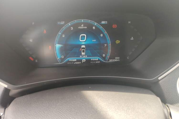Used Soueast DX7 2020 Xingyue 1.5T DCT Luxury Edition Odometer Close Up