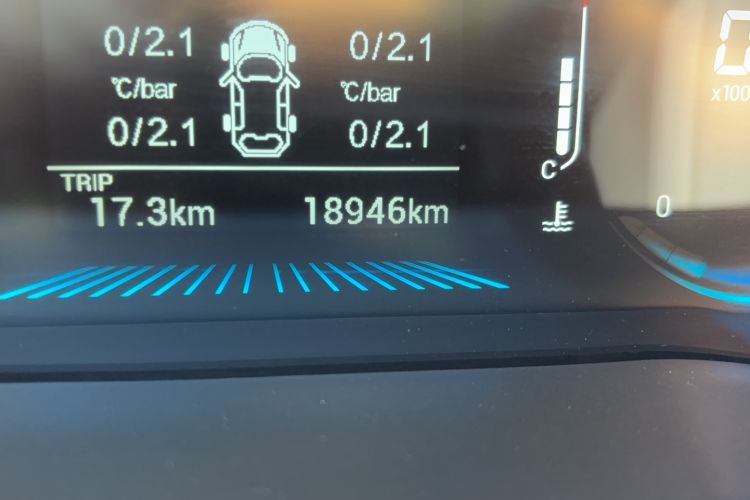 Used Soueast DX8S 2022 1.5T DCT Chieftain Edition 5 Seats Odometer Close Up
