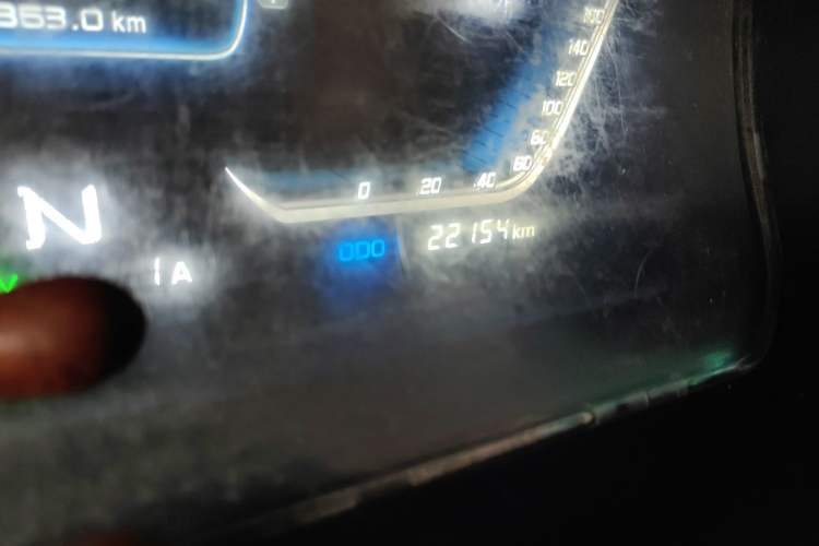 Used SRM Haoyun 2023 Launch Edition Entrepreneurial Van Odometer Close Up