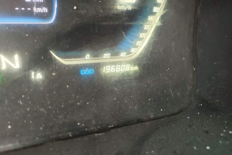 Used SRM Haoyun 1 2019 Wealth Creation Model Odometer Close Up