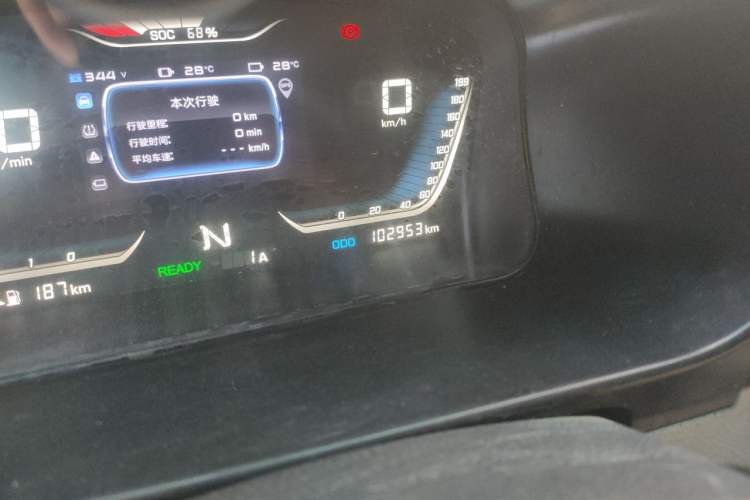 Used SRM Haoyun 1 2019 Wealth Creation Model Odometer Close Up