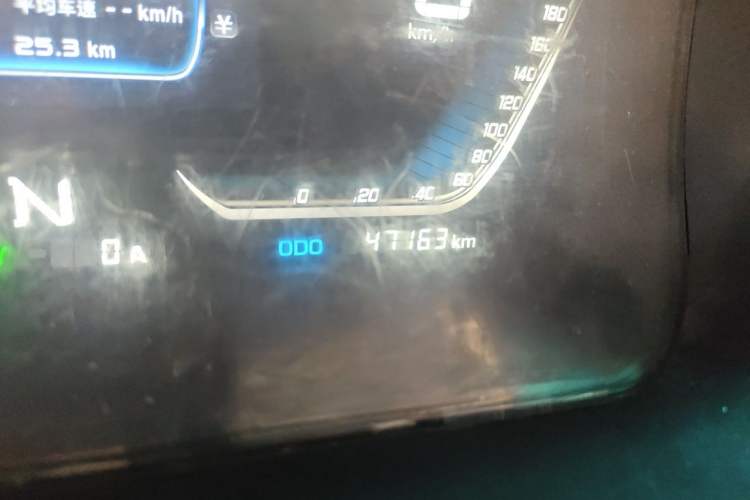 Used SRM Haoyun 1 2021 III Entrepreneurial Odometer Close Up