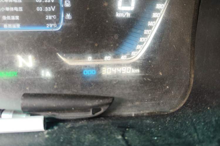 Used SRM Haoyun 1 2021 III Entrepreneurial Odometer Close Up