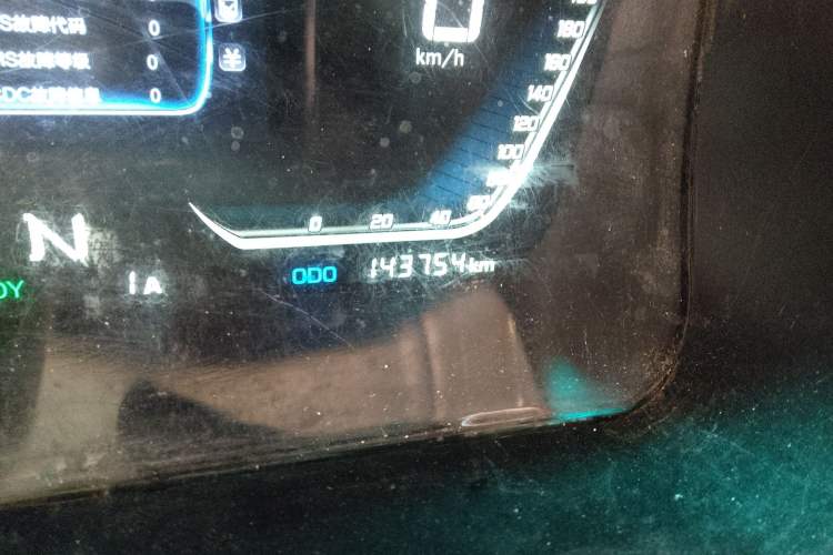 Used SRM Haoyun 1 2021 III Wealth Creation Type Odometer Close Up