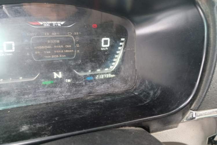 Used SRM Haoyun 1 2021 III Entrepreneurial Odometer Close Up