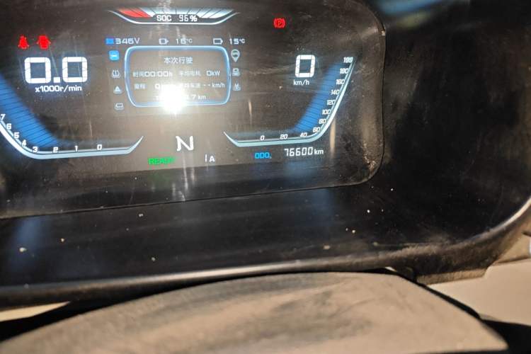 Used SRM Haoyun 1 2022 Launch Edition Odometer Close Up