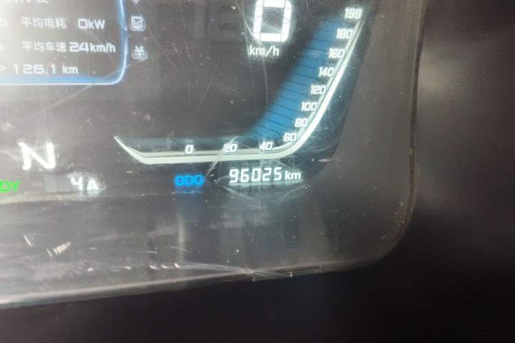 Used SRM Haoyun 2022 Commercial Van Wealth Creation Edition Odometer Close Up