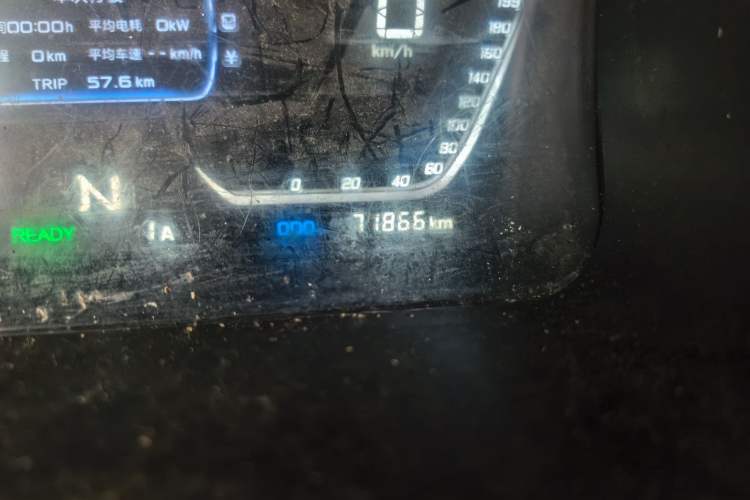 Used SRM Haoyun 2022 Commercial Van Entrepreneurial Type Odometer Close Up
