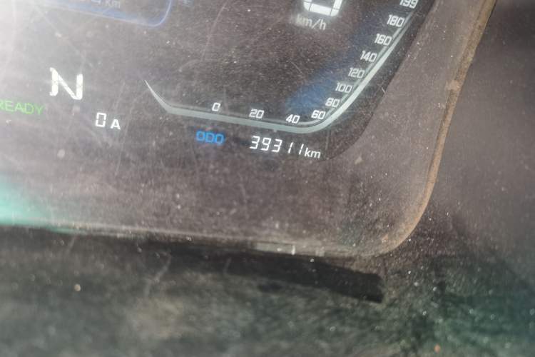 Used SRM Haoyun 2022 Commercial Van Entrepreneurial Type Odometer Close Up