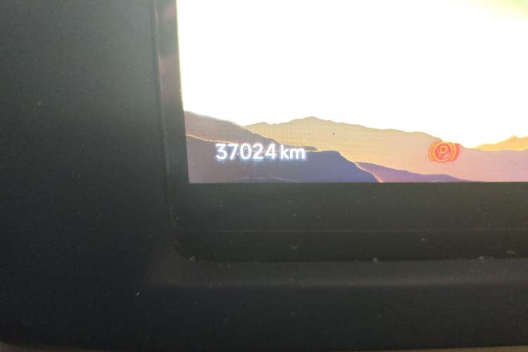 Used SRM New Energy E3 2025 Fudi 310KM Practical Passenger Vehicle Odometer Close Up