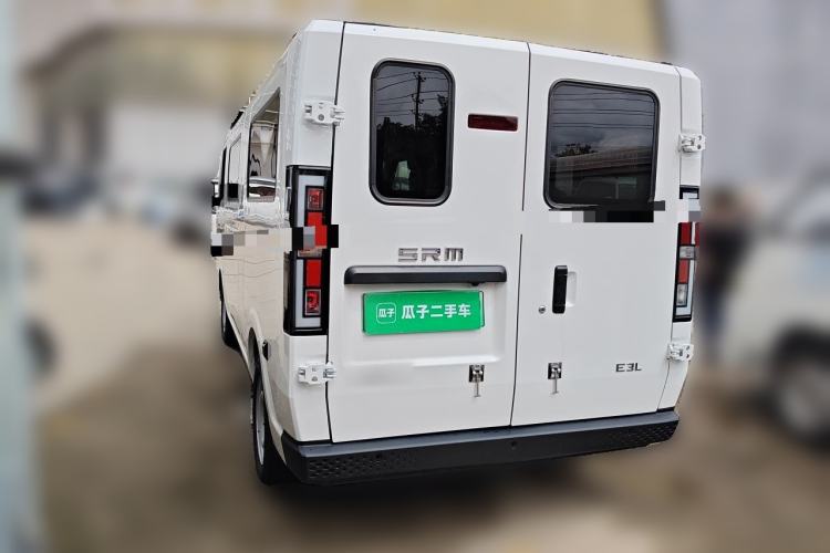 Used SRM New Energy E3L 2024 Luxury 6-Seater Bus Rear Left 45 Deg